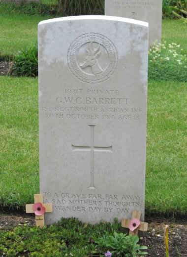 BARRETT G.W.C. -1918