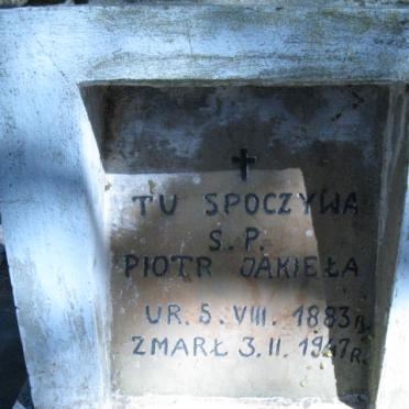 JAKIELA Piotr 1883-1947