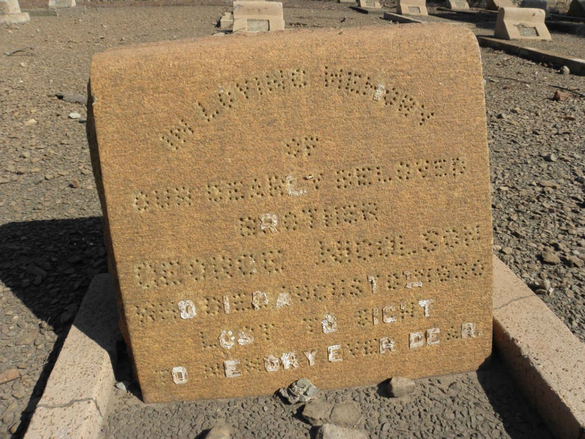 NICOLSON George -193?