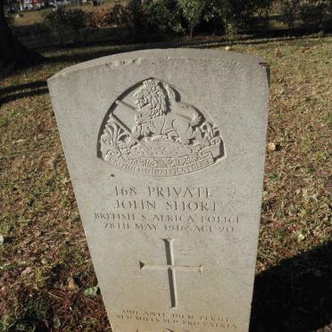 SHORT John -1916