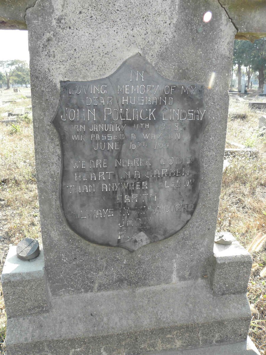 LINDSAY John Pollack 18?8-194?