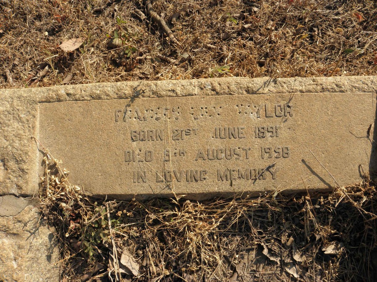 TAYLOR Frances ? 1891-1956