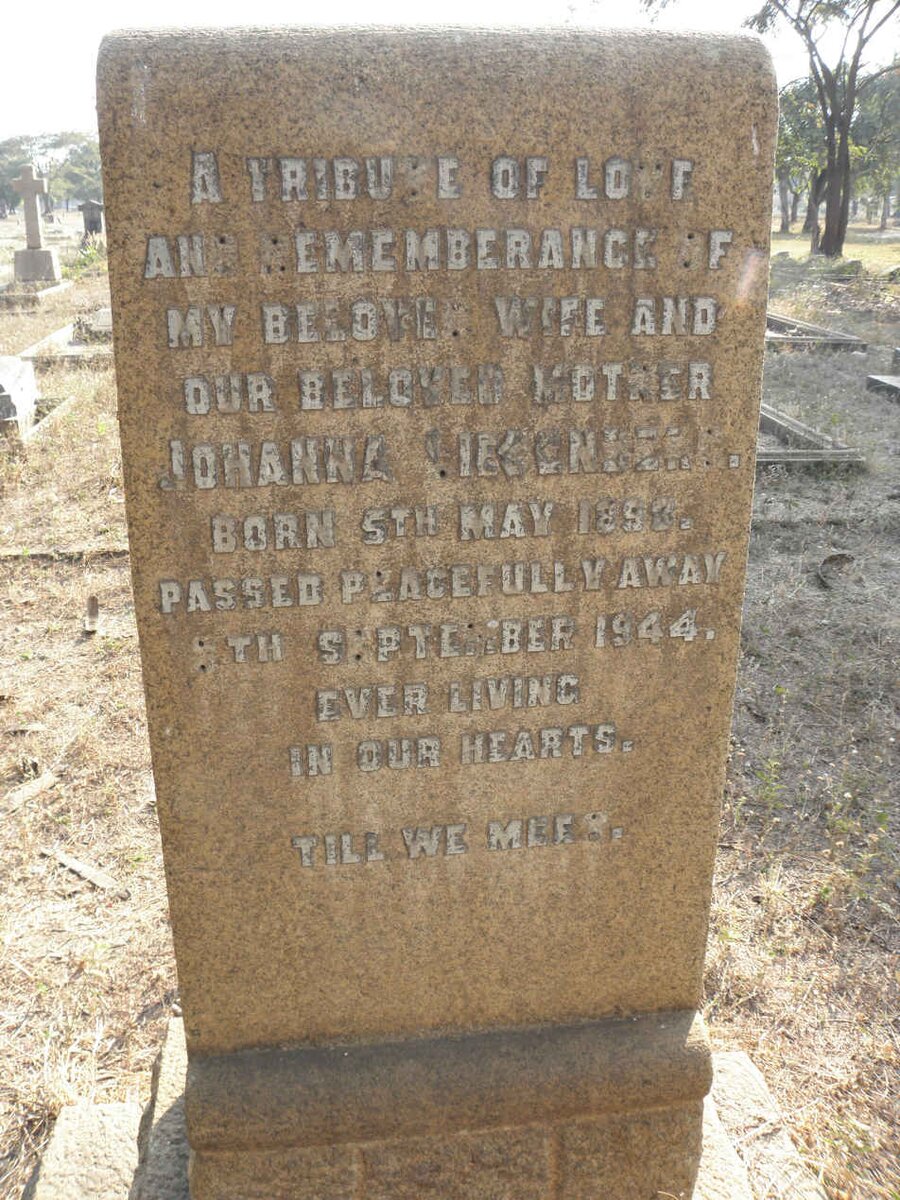 LIEBENBERG Johanna 1893-1944