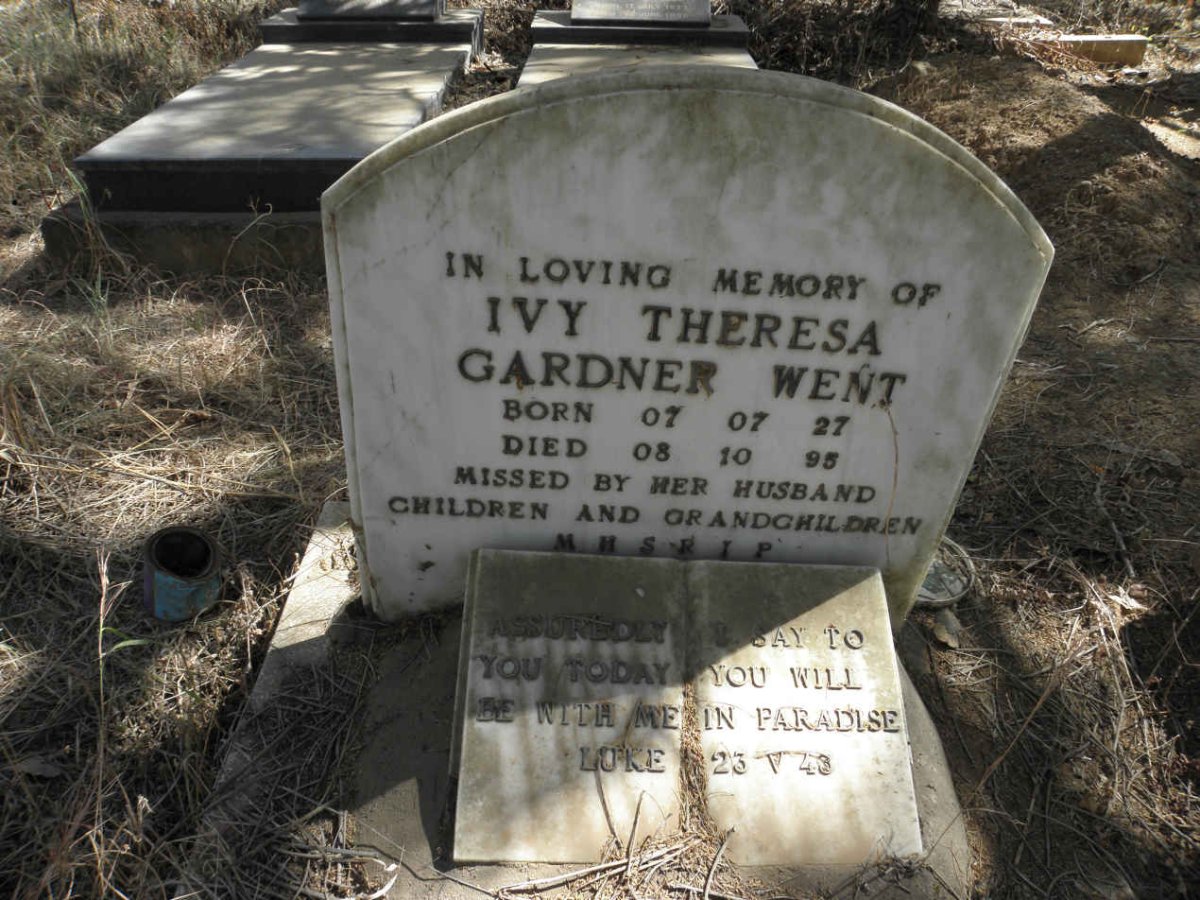 WENT Ivy Theresa Gardner ??27-??95