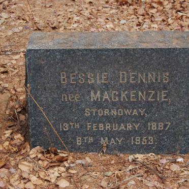 DENNIS Bessie nee MACKENZIE 1887-1953