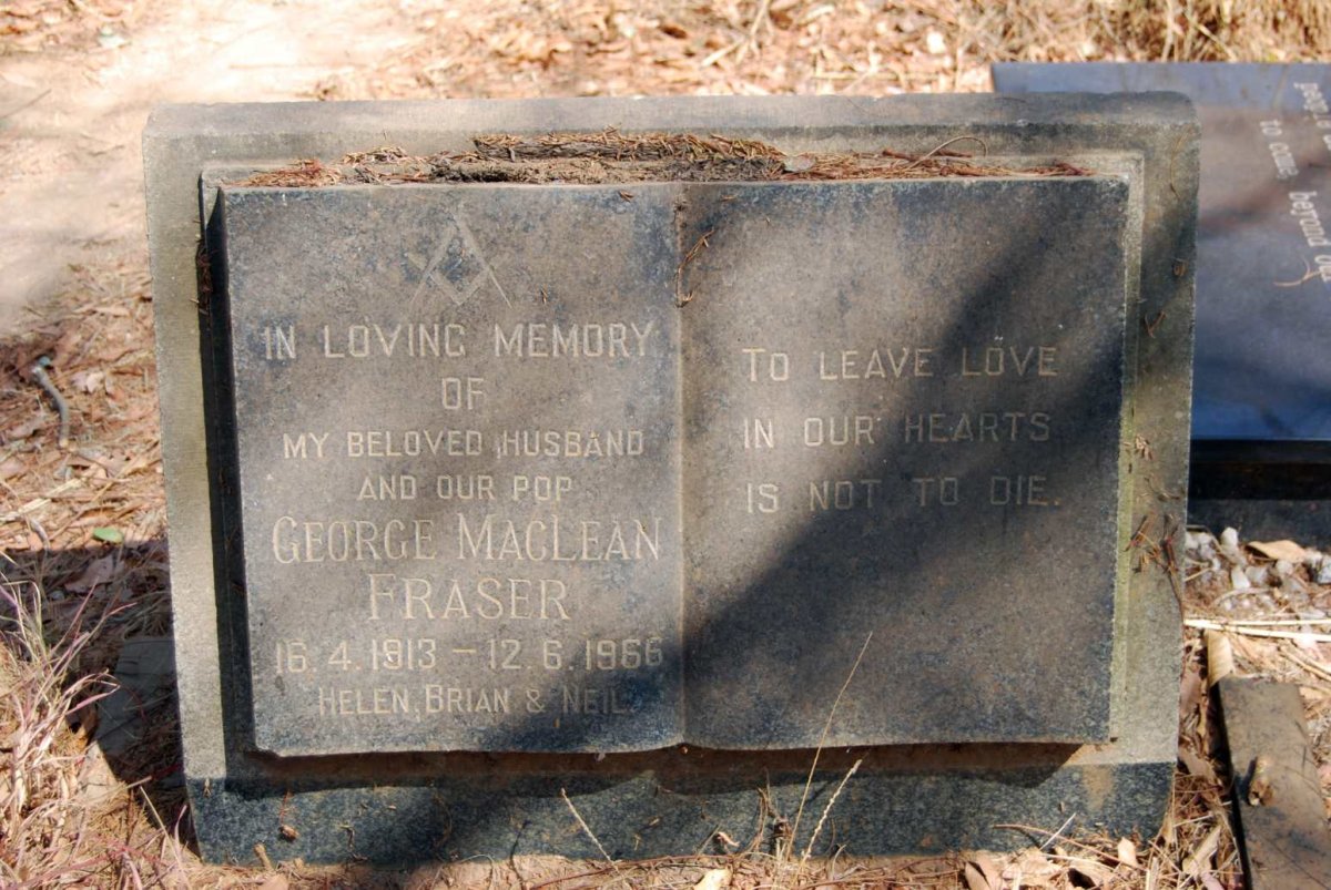 FRASER George Maclean 1913-1966