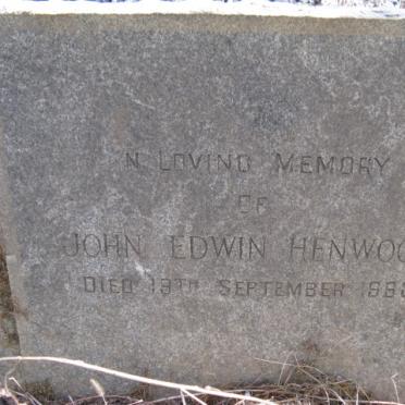 HENWOOD John Edwin -1963