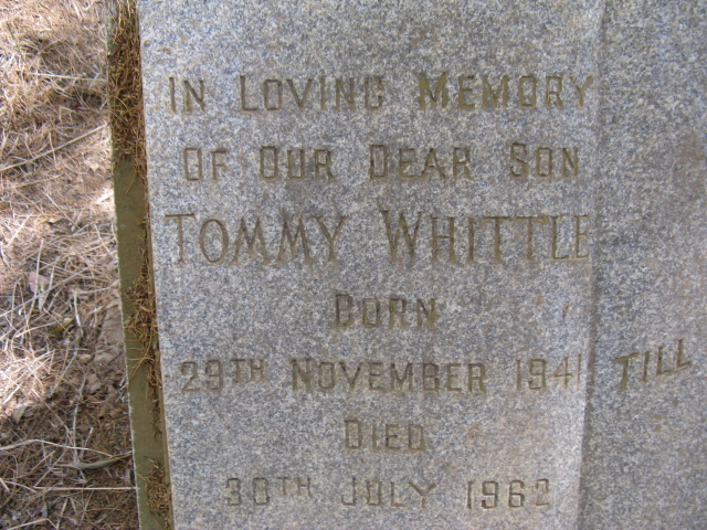 WHITTLE Tommy 1941-1962