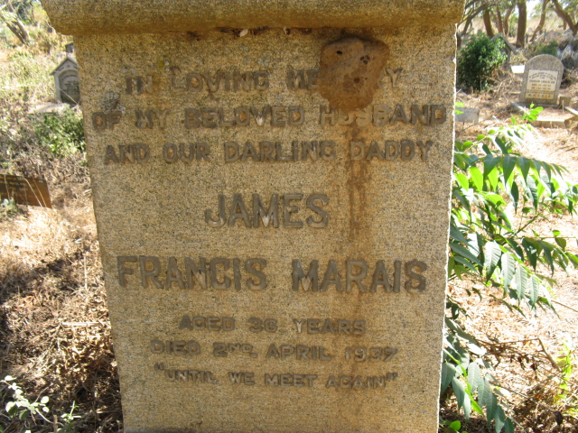 MARAIS James Francis -1937