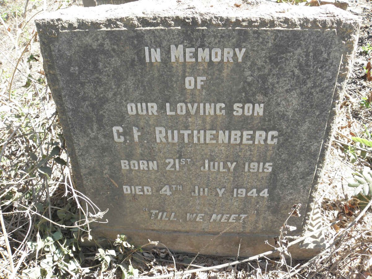 RUTHENBERG C.F. 1915-1944