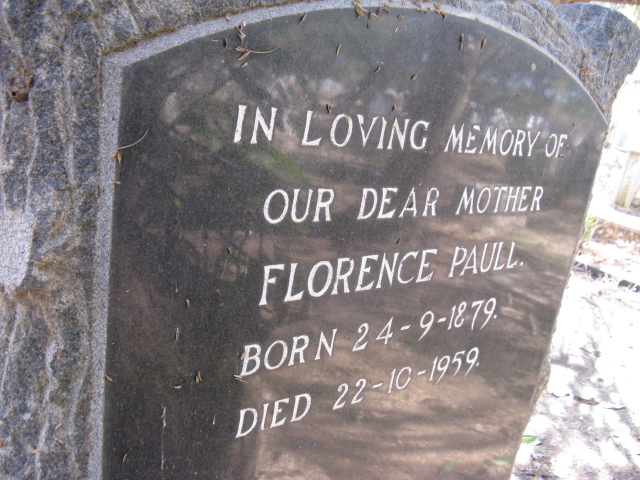 PAULL Florence 1879-1959