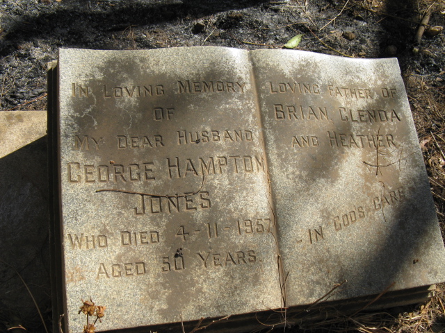 JONES George Hampton -1957