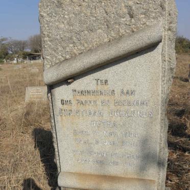 BOTHA Christiaan Johannes 1904-1951