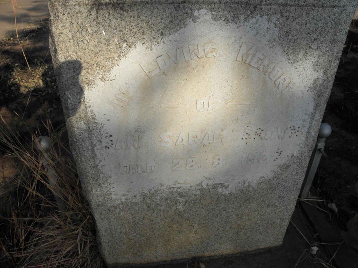 BROWN Ann Sarah -193?