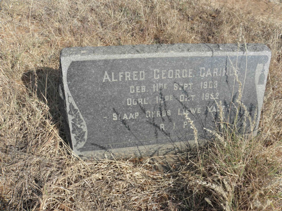 CARINUS Alfred George 1903-1952