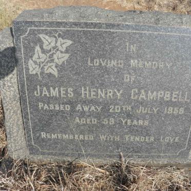 CAMPBELL James Henry -1956