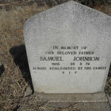 JOHNSON Samuel 1903-1979