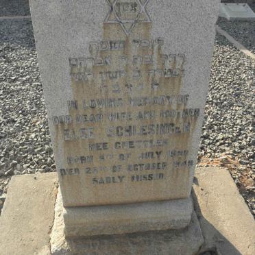 SCHLESINGER Else nee GUETTLER 1890-1949