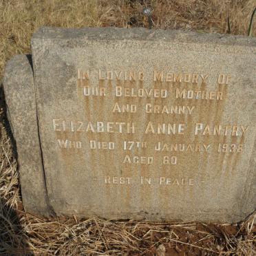PANTRY Elizabeth Anne -1938