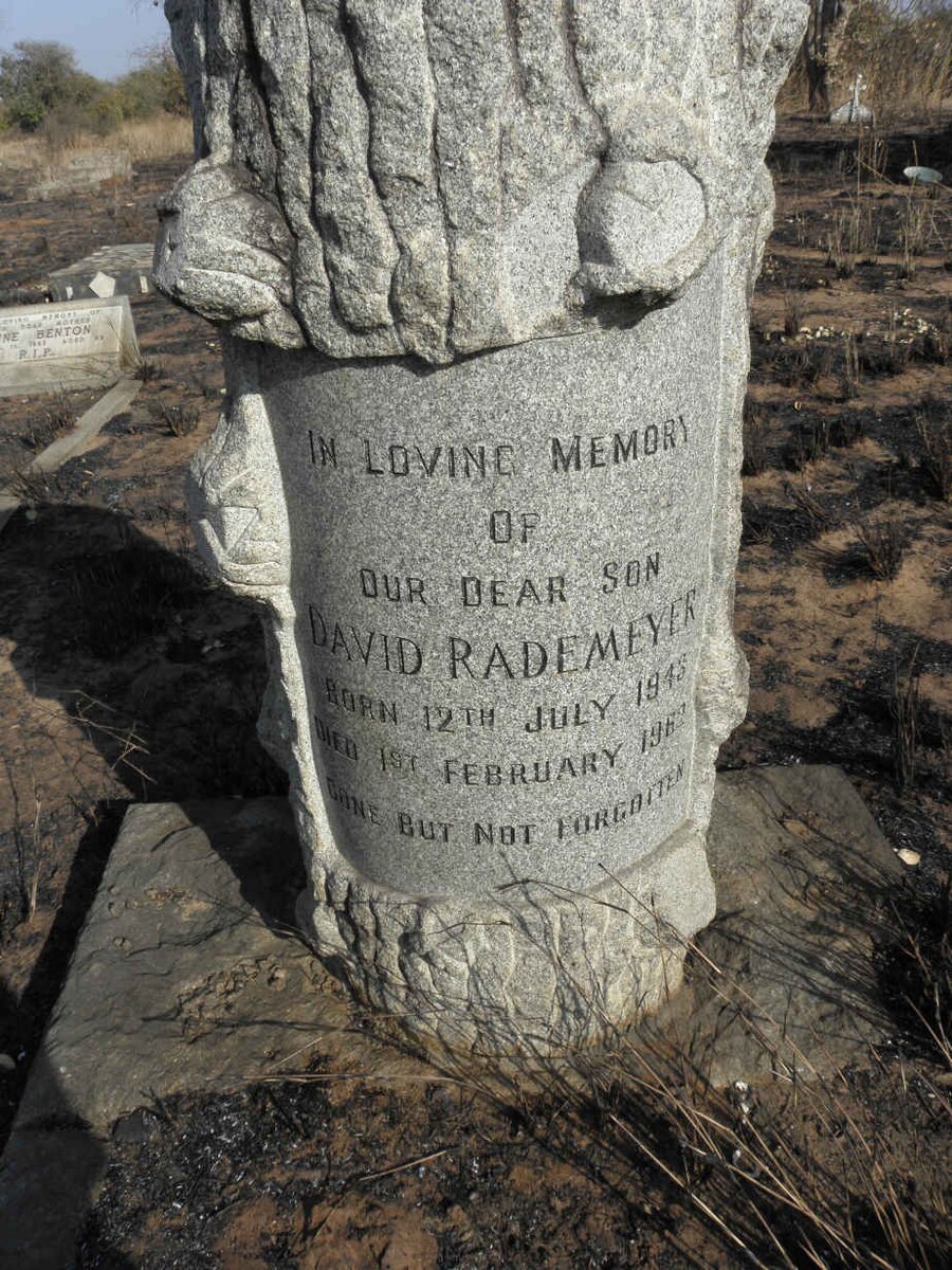 RADEMEYER David 1943-1962