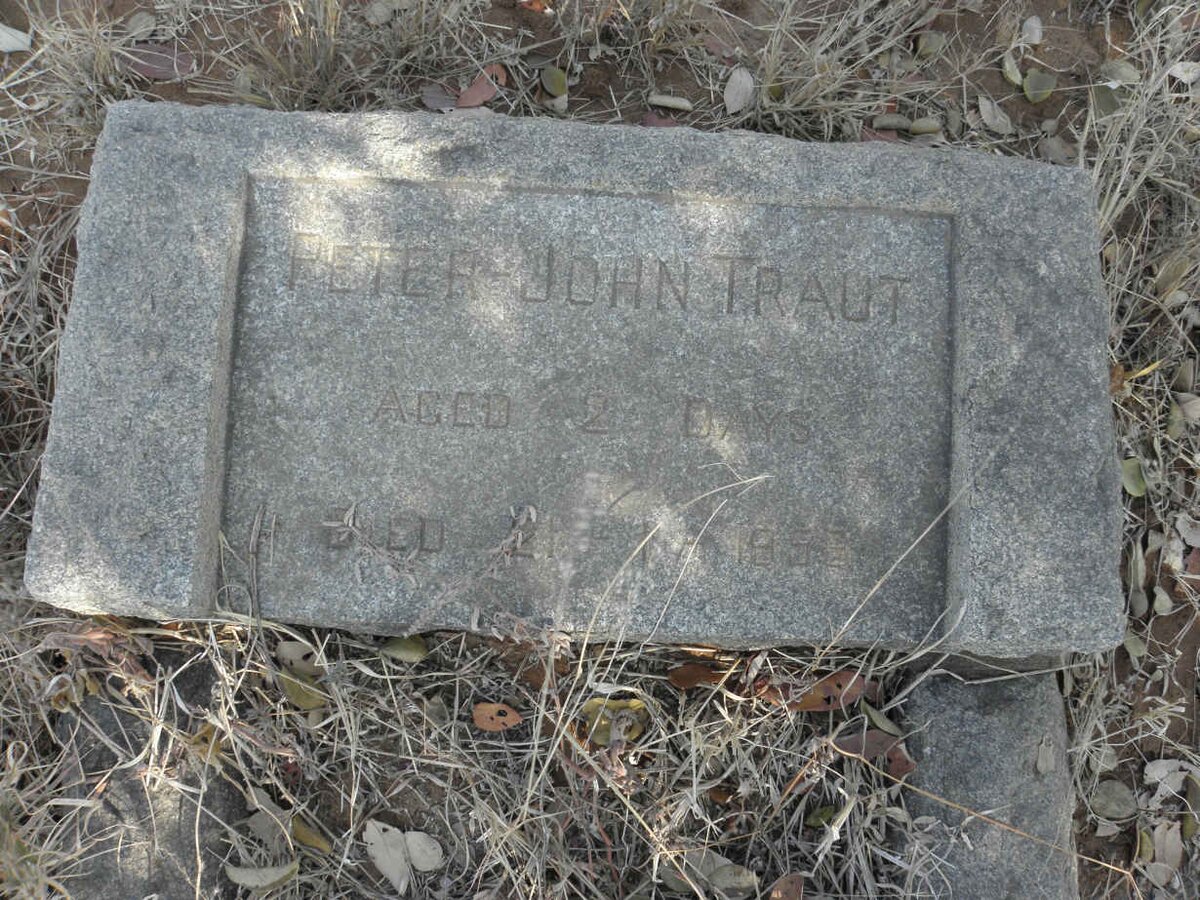 TRAUT Peter John -1958