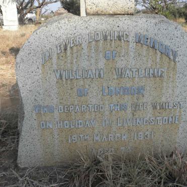 WATLING William -1931