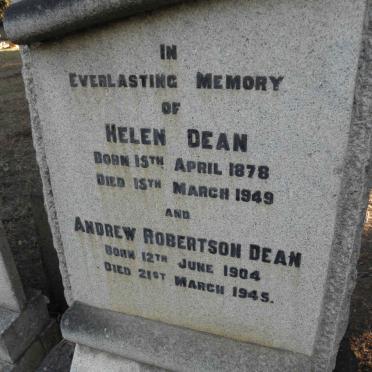 DEAN Helen 1878-1949 :: DEAN Andrew Robertson 1904-1945 