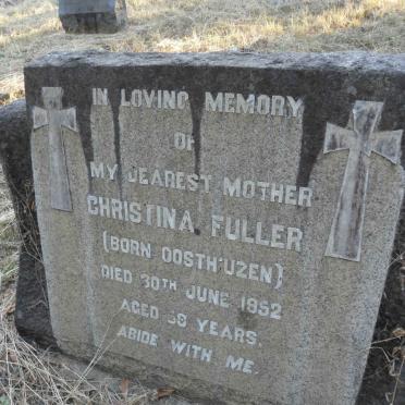 FULLER Christina nee OOSTHUIZEN -1952