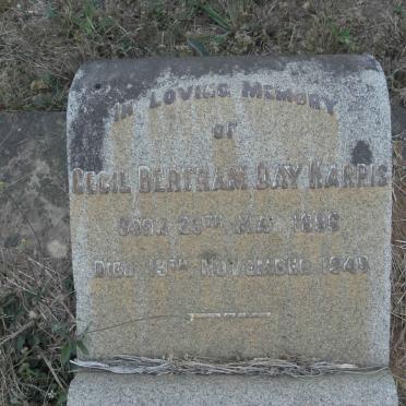 HARRIS Cecil Bertram Day 1896-1949