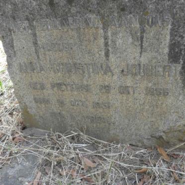 JOUBERT Anna Christina nee PIETERSE 1866-1951