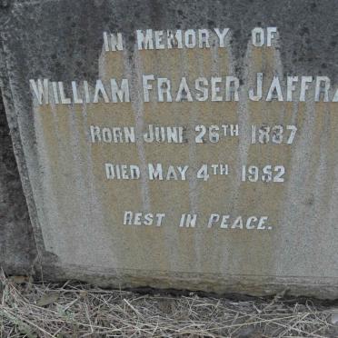 JAFFRAY William Fraser 1887-1952