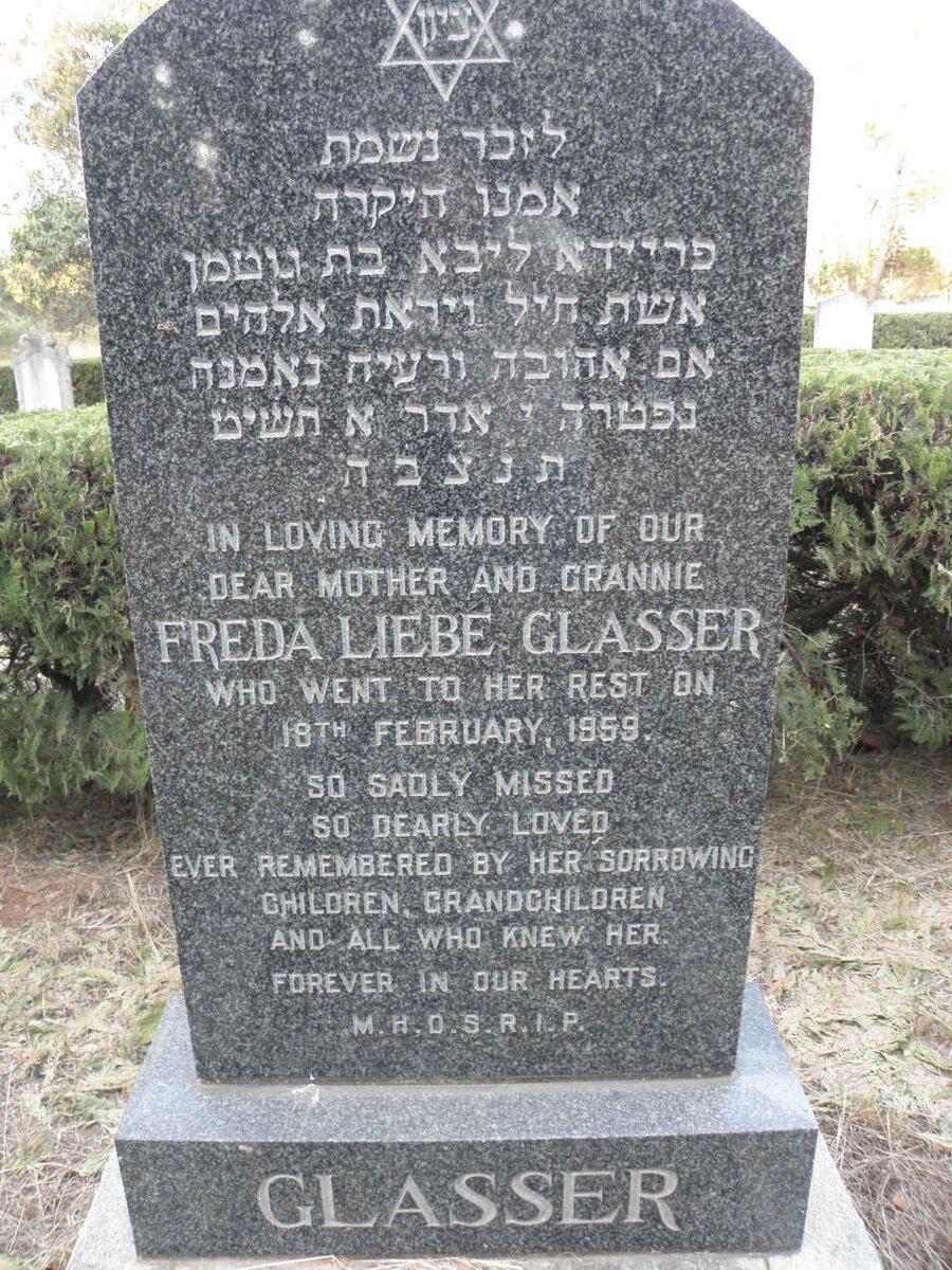 GLASSER Freda Liebe -1959