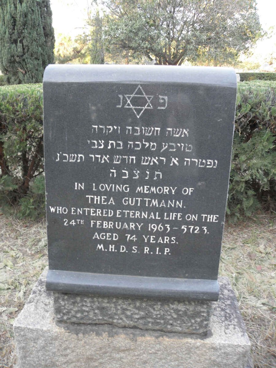 GUTTMANN Thea -1963