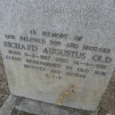 OLD Richard Augustus 1957-1957