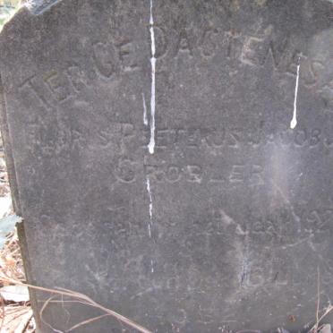 GROBLER Floris Peeterus Jacobus 1921-1932