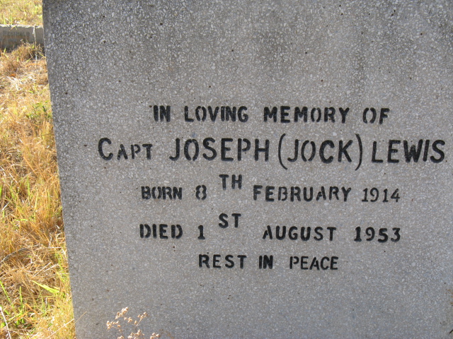 LEWIS Joseph 1914-1953