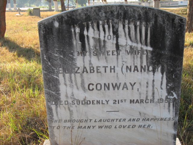 CONWAY Elizabeth -1959