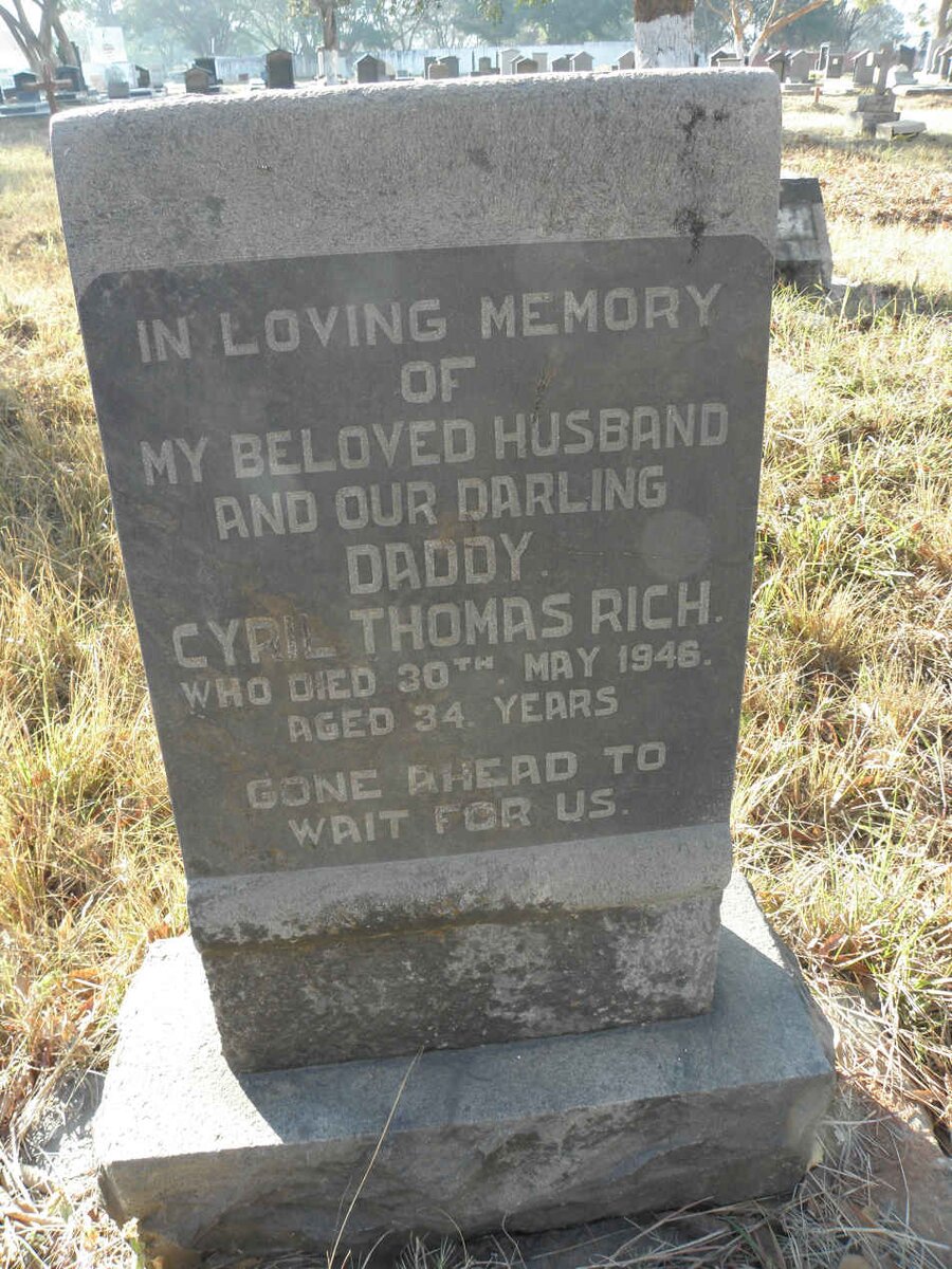 RICH Cyril Thomas -1946