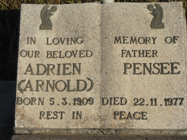 PENSEE Adrien 1909-1977