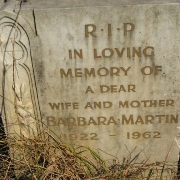 MARTIN Barbara 1922-1962