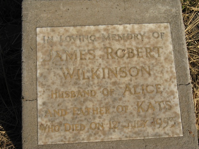 WILKINSON James Robert -1953