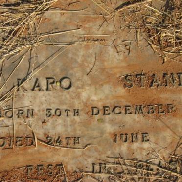 STAND Karo 1894-1962