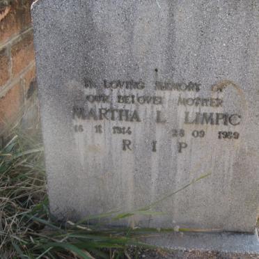 LIMPIC Martha L. 1914-1989