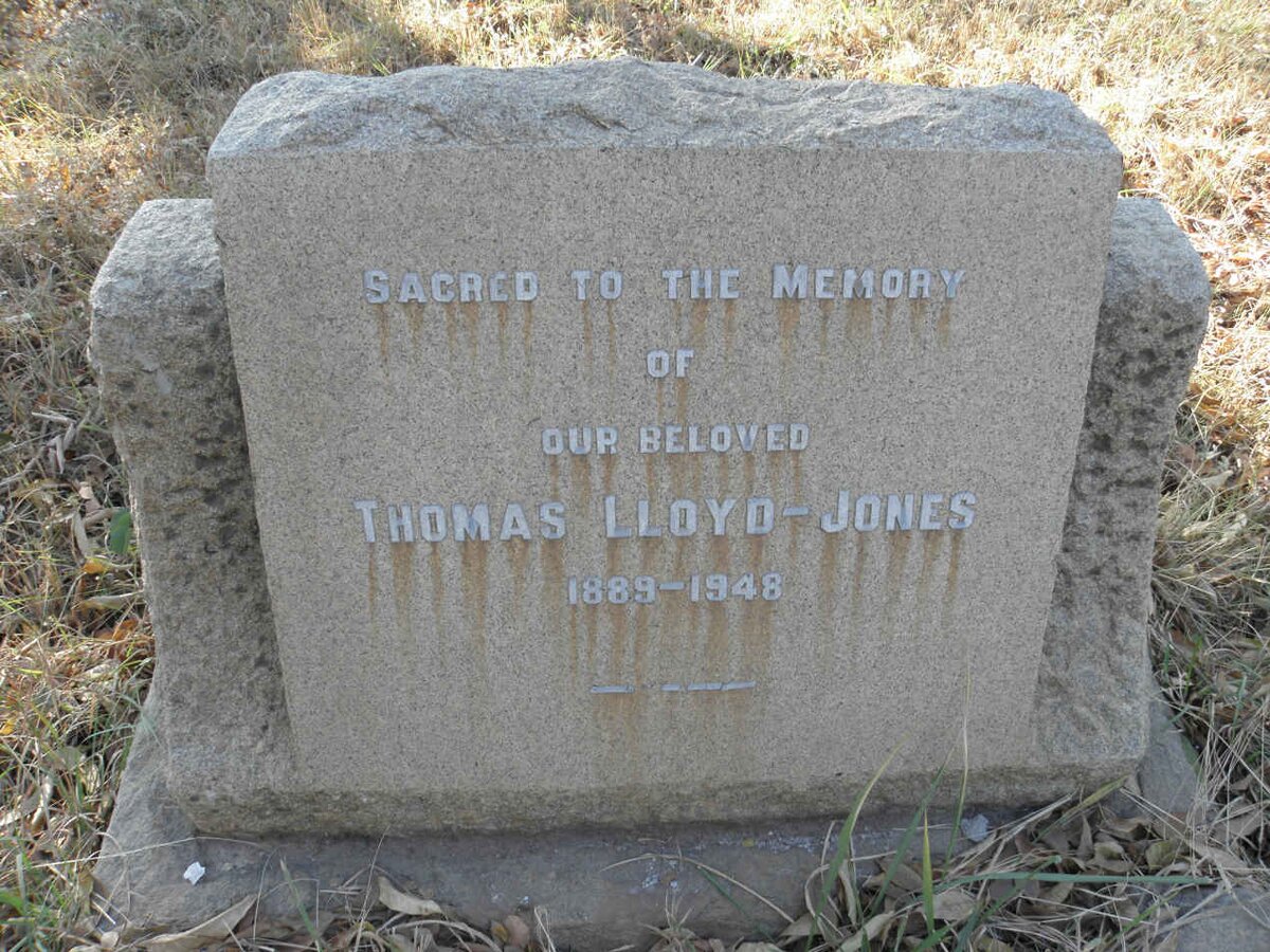 JONES Thomas, LLOYD 1889-1948