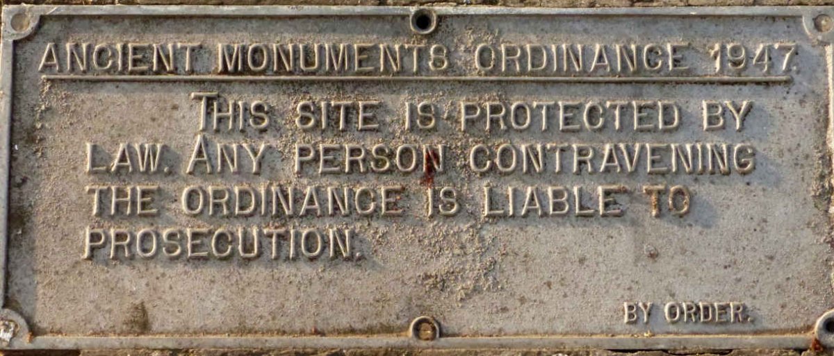 2. Ancient monuments Ordinance 1947