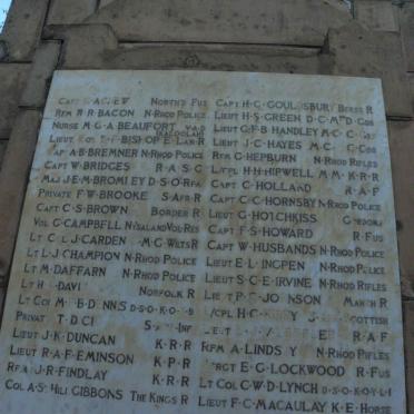 2. Livingstone, Victoria Falls memorial