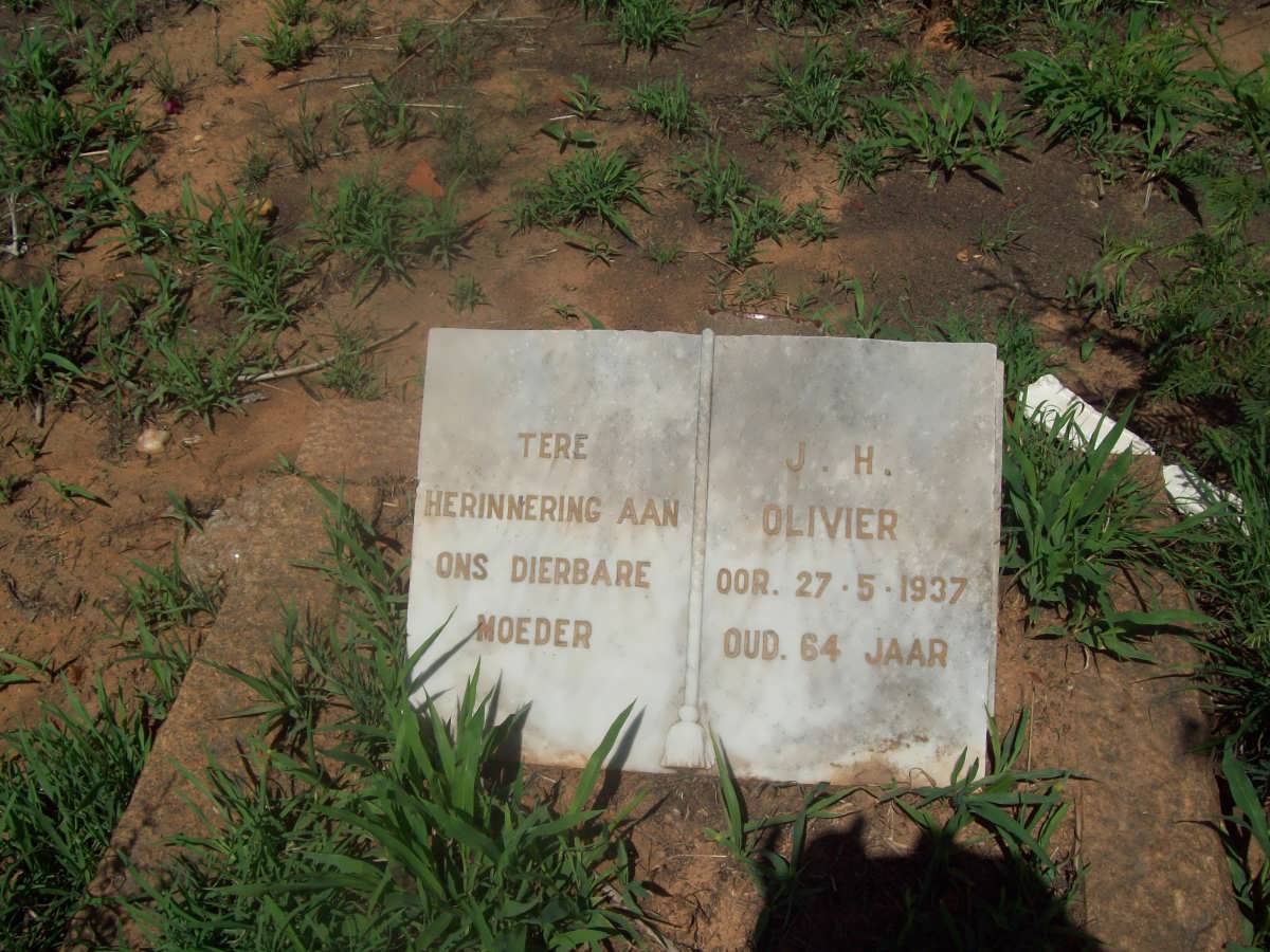 OLIVIER J.H. -1937