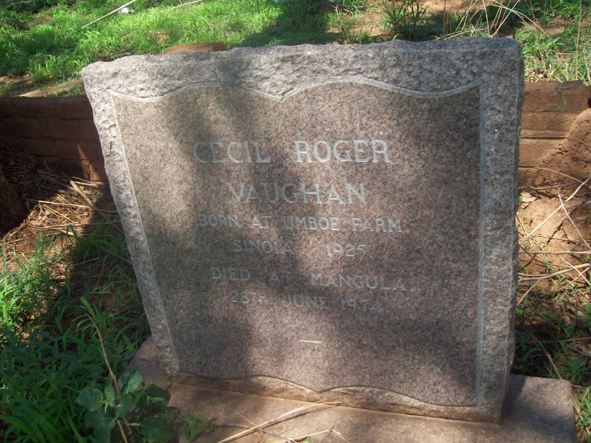 VAUGHAN Cecil Roger 1925-1974