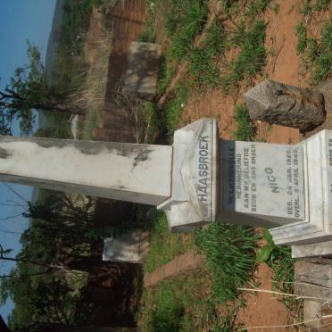 HAASBROEK Nico 1928-1949