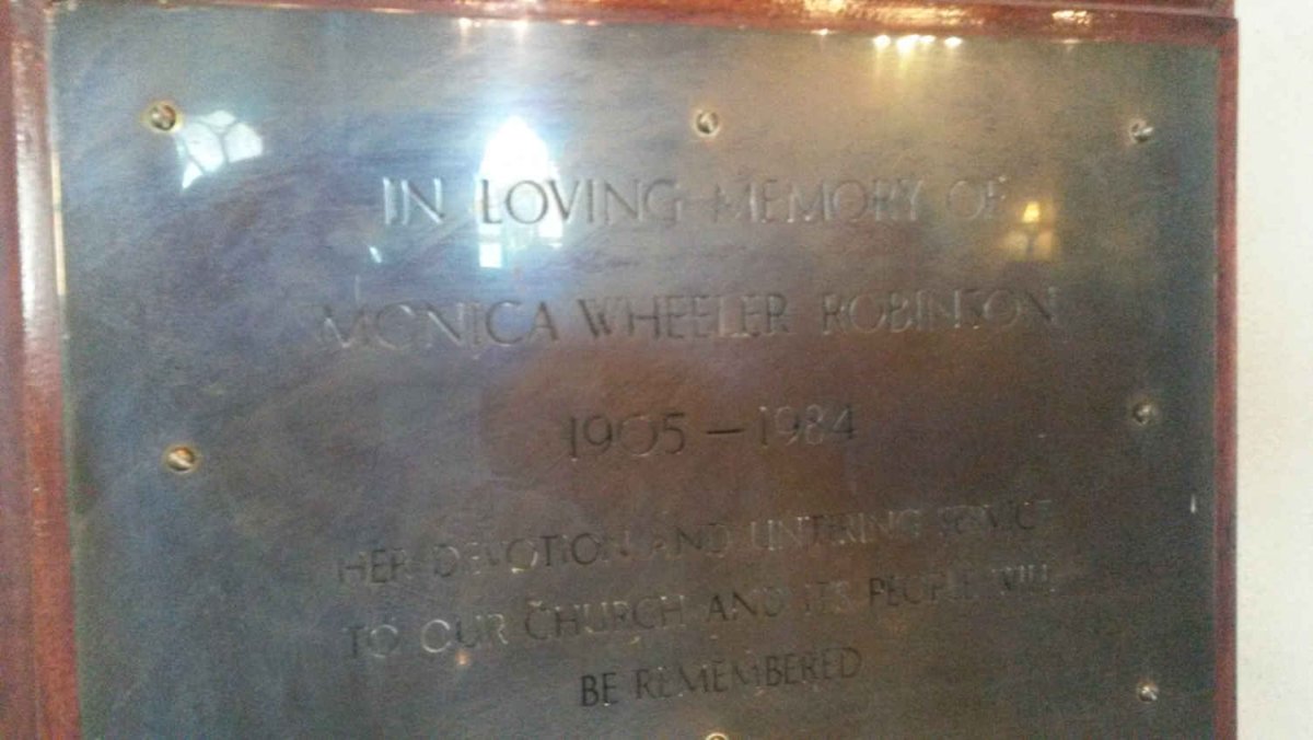 ROBINSON Monica Wheeler 1905-1984